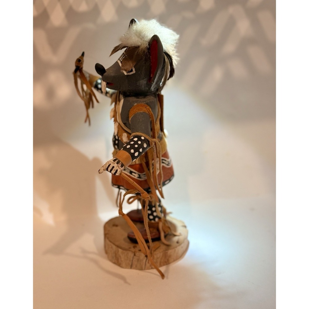 Gracellia Tainnijinnie Field Mouse Kachina Doll Hand Carved Wood Native American - Picture 8 of 8